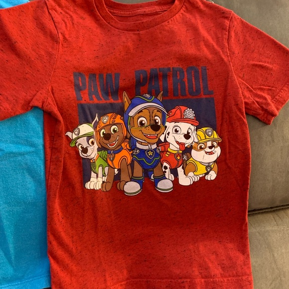 PAW PATROL Nickelodeon short sleeve Tee Shirts Lot of 3 - size 5 child/kid’s - Picture 3 of 6